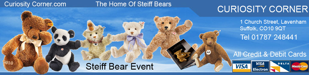 steiff teddy bear sold at Curiosity Corner