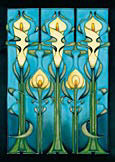 Moorcroft Card Calla Lilly