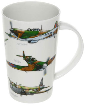 Battle Of Britain Aircraft Latte Mug