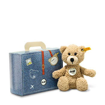 Steiff SunnyTeddy Bear in Suitcase