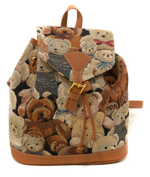 Bear Tapestry Backpack