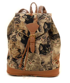 Cat Tapestry Backpack