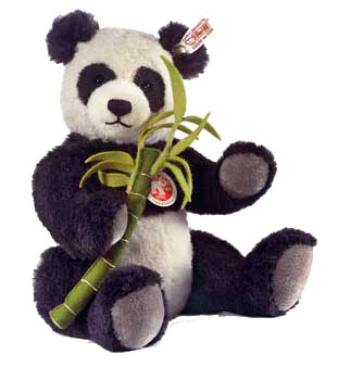 Alpaca Panda with Bamboo by Steiff - EAN 037313