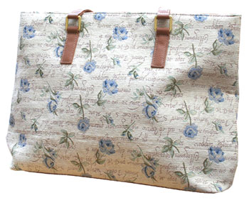 Blue Rose Tapestry Tote Bag