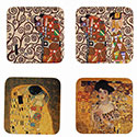 Boxed Gustav Klimt Coasters