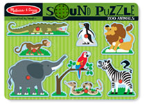 Melissa and Doug Sound Puzzle-Zoo Animals