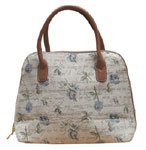 Blue Rose Tapestry Convertible Bag
