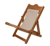 Charlie Bears Deckchair Sand