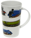 Trains Of The Past Latte Mug