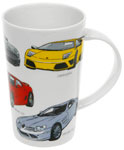 Sports Car Latte Mug