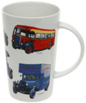 Older Vans And Buses Latte Mug