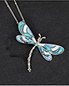 Necklace Marine Tones Dragonfly Necklace