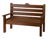 Charlie Bears Park Bench Driftwood