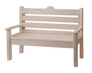 Charlie Bears Park Bench Shell