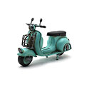 Tin Transport Blue Scooter