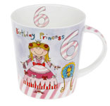 Rachel Ellen Design 6th Birthday Girls Mug