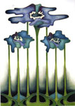 Moorcroft Cards Blue Heaven
