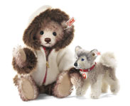 Steiff Eskimo Hudson Teddy Bear with Husky