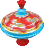 Metal Carousel Horse Humming Top