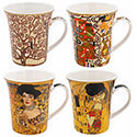 Boxed Gustav Klimt 4 Mug Gift Set