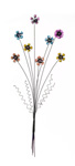 Painted Steel Flower Spray B Large Wall Art