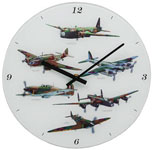 Battle Of Britain Aircraft Clock