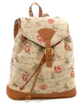Pink Rose Tapestry Backpack