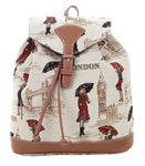 Miss London Tapestry Backpack