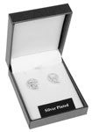 Diamante Circles Earrings
