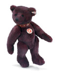 Steiff 2009 burgundy Collar Bear