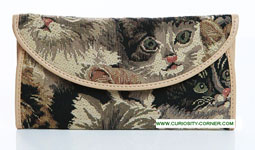 Cat Tapestry Envelope Purse