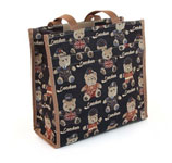 London Bear Tapestry Shopper Bag