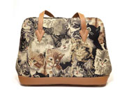 Cat Tapestry Shoulder Bag