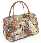 Bear Tapestry Holdall
