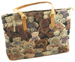 Bear Tapestry Tote Bag