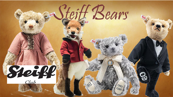 The Steiff Bears Collection at Curiosity Corner