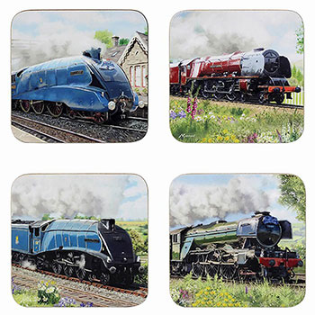 Boxed Classic Trains Coasters