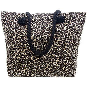 Tote Bag Leopard Print Natural