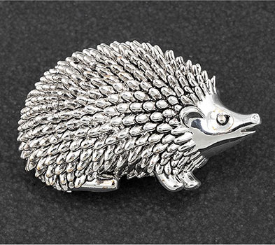 Brooch Country Hedgehog
