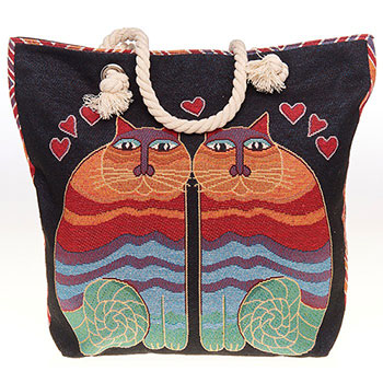 Tapestry Cats Tote Bag