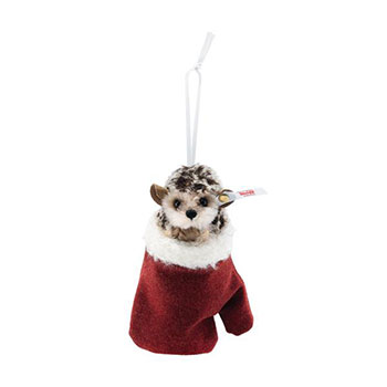 Steiff Hedgehog In A Mitten Ornament