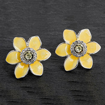 Earrings Radiant Daffodil Stud