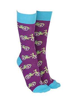 Sock Society Bicycle Socks Purple
