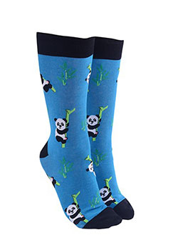 Sock Society Panda Socks Light Blue