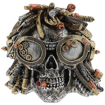 Steampunk Rasta Skull