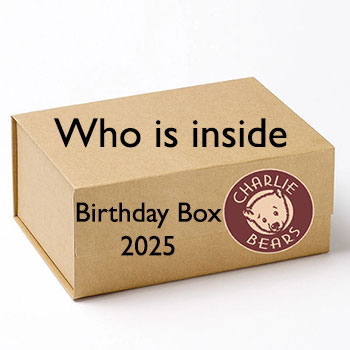 Charlie Bears 2025 Birthday Bear Box