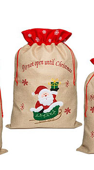 Santas Christmas Sacks Do Not Open Till Christmas