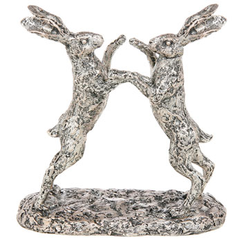 Champagne Bronze Hare Boxing