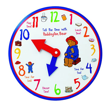 Paddington Learn and Play Clock