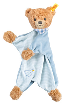 Steiff Sleep Well Bear Blue Comforter